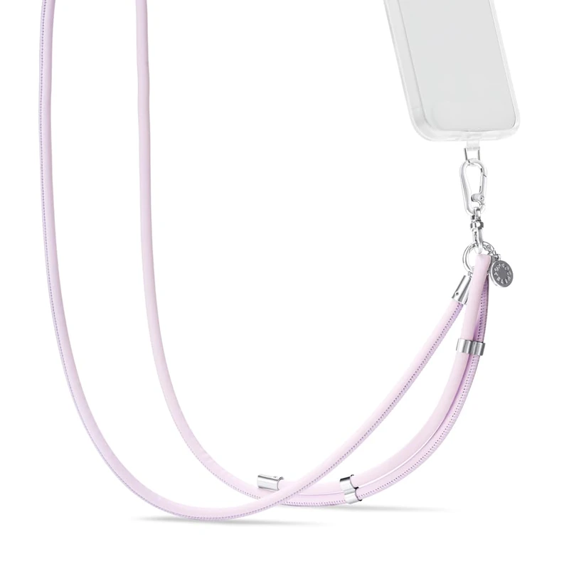 PopSockets Phone Lanyard, Phone Holder, Crossbody Device Strap - Lilac