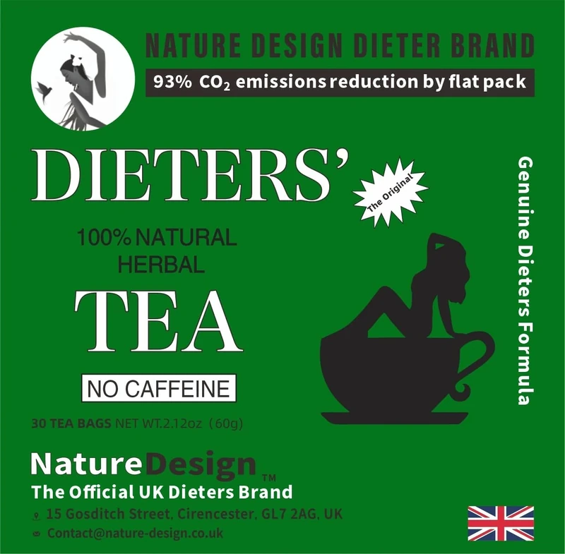 Dieters Tea, Weight Management and Fat Burning tea, Promotes Slimming and Cleansing