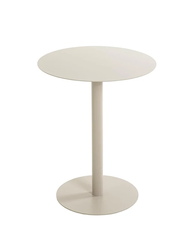 HAKU Möbel Side Table, Grey (Cashmere Grey), Metal, Dimensions: Height 50 x Diameter 40 cm, Style: Modern