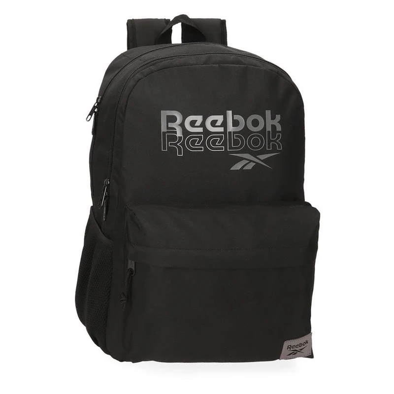 Reebok Melbourne School Backpack, Adaptable to Trolley, Black, 31 x 44 x 15 cm, Polyester by Joumma Bags