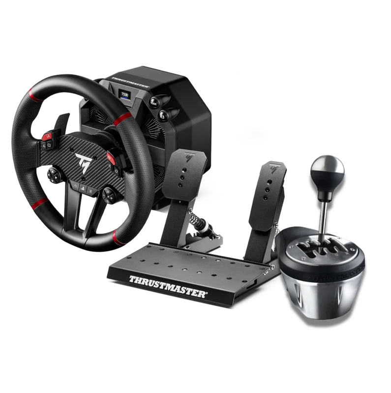 Thrustmaster T598 - Direct Axial Drive Force Feedback Racing Wheel for PS5, PS4, PC, and TH8A Shifter
