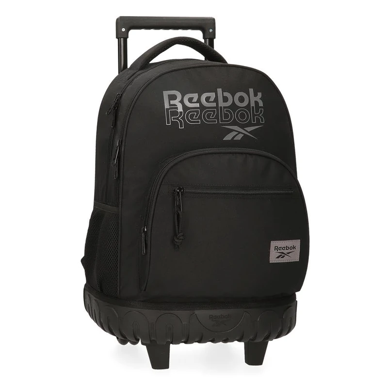 Reebok Melbourne School Backpack, Black, 32 x 43 x 21 cm, Polyester by Joumma Bags