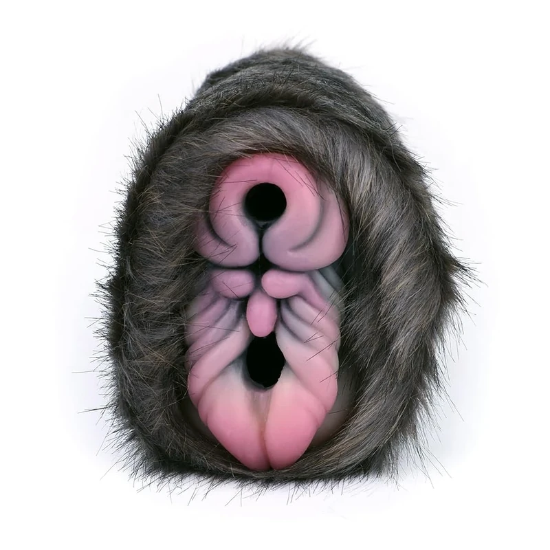 BeHorny Liquid Silicone Masturbator Double Hole Rhino Fantasy Male Sex Toy Realistic Pussy