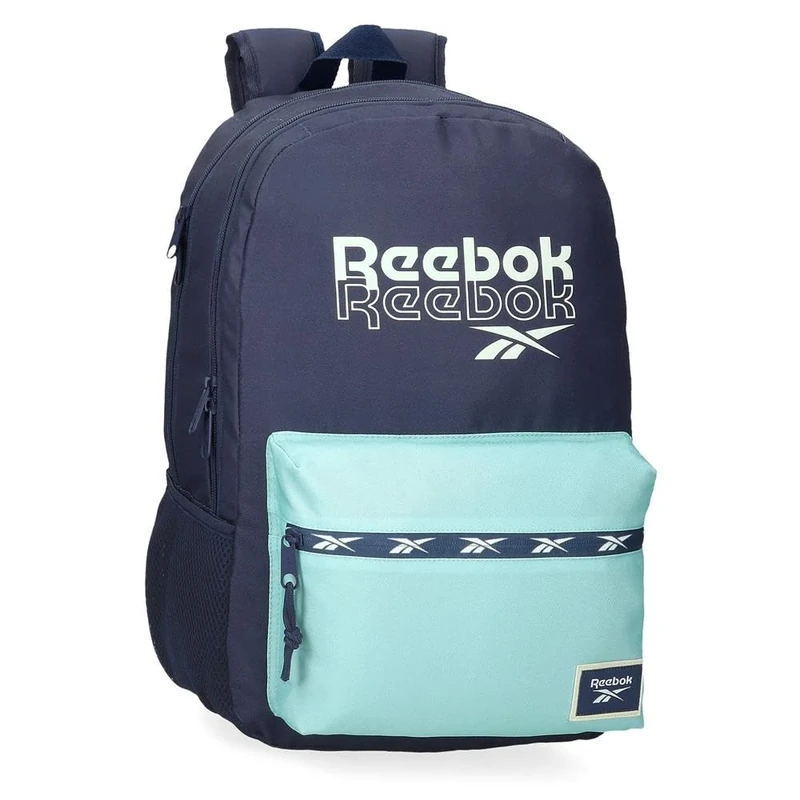 Reebok Andrew School Backpack for 15.6-Inch Laptop, Adaptable to Trolley, Blue, 31 x 44 x 15 cm, 20.46 L, Polyester by Joumma Bags