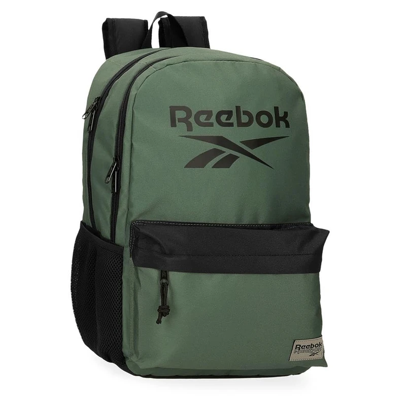 Reebok Darwin School Backpack, Green, 31 x 44 x 15 cm, Polyester by Joumma Bags