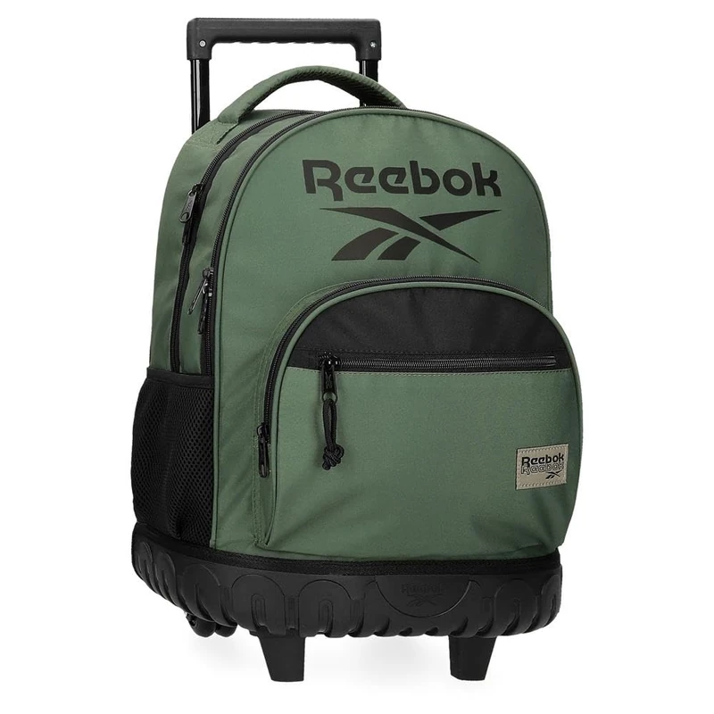 Reebok Darwin School Backpack, Green, 32 x 43 x 21 cm, Polyester by Joumma Bags