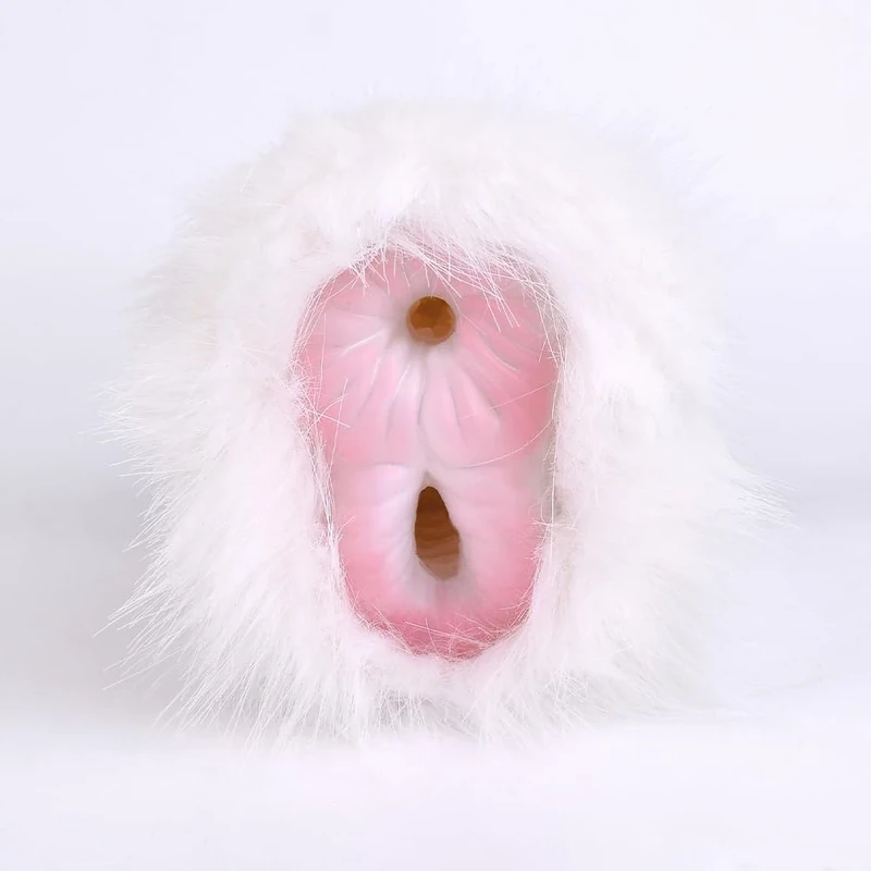 BeHorny Liquid Silicone Masturbator Double Hole Monkey Fantasy Male Sex Toy Realistic Pussy - Image 1