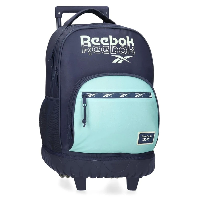 Reebok Andrew School Backpack, Blue, 32 x 43 x 21 cm, 28.9 L, Polyester by Joumma Bags