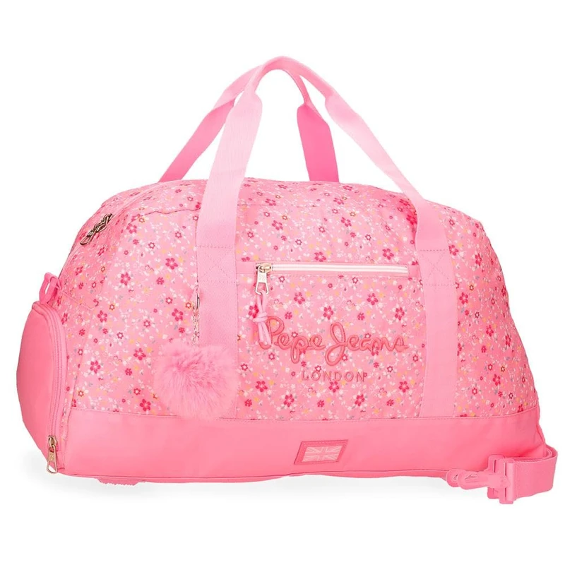 Pepe Jeans Alenka Pink Travel Bag 55x27x20cm Polyester 29.7L by Joumma Bags, Pink, One Size, Travel Bag