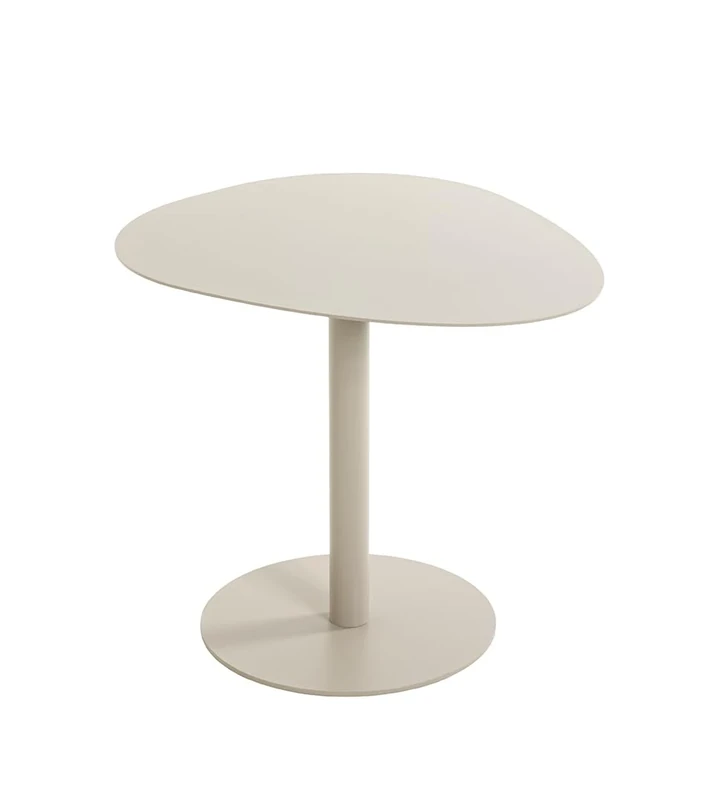 HAKU Möbel Side Table Grey (Cashmere Grey) Metal - Dimensions: W 51 x H 42 x D 41 cm Style: Modern