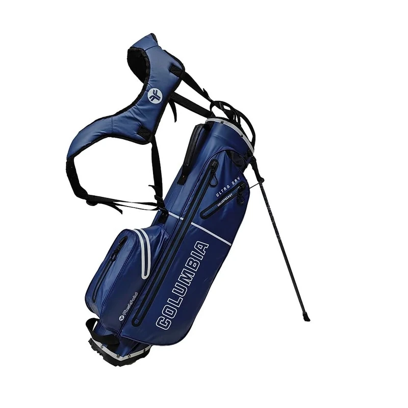 FastFold Columbia Waterproof Golf Stand Bag - 2025 Ultra Dry Carry BAG - Navy