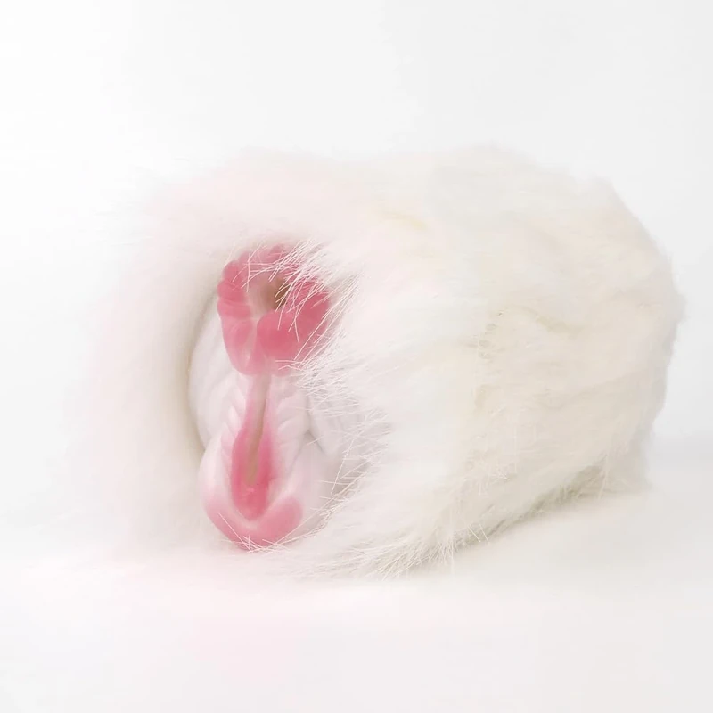BeHorny Liquid Silicone Masturbator Double Bunny Hare Fantasy Male Sex Toy Realistic Pussy