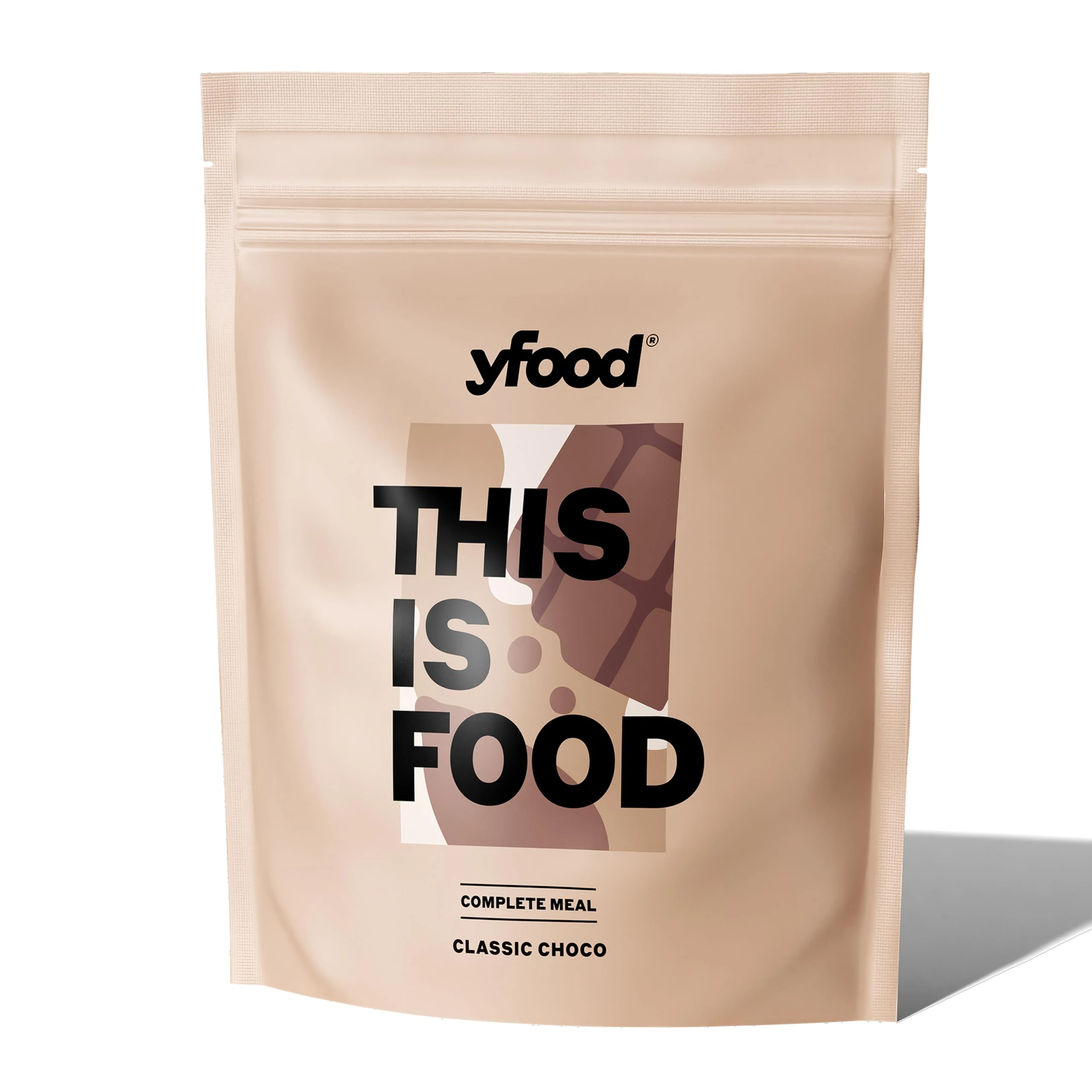 yfood Classic Choco Powder, Drinking Meal for Travel, This Is Food Powder, 25 g Protein, 12 Meals, 26 Vitamins and Minerals