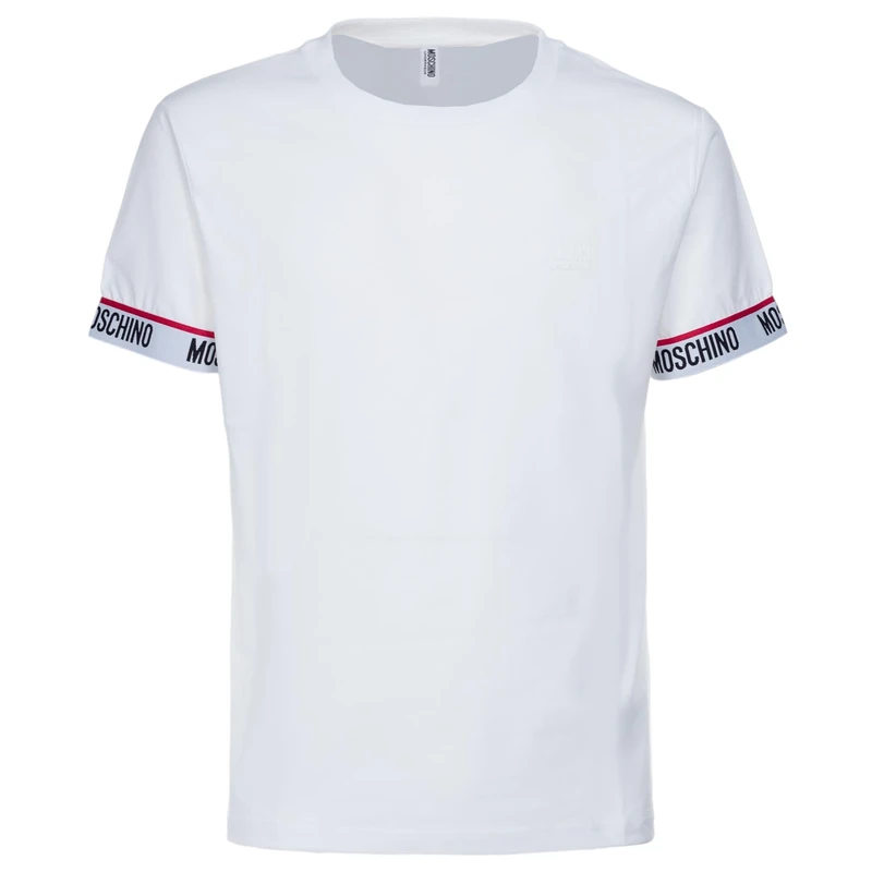 Moschino Men's 251v1a0782 T-Shirt, White, S