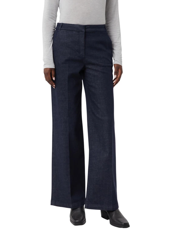 comma Jeans Trousers, Wide Leg, 59z9, 16