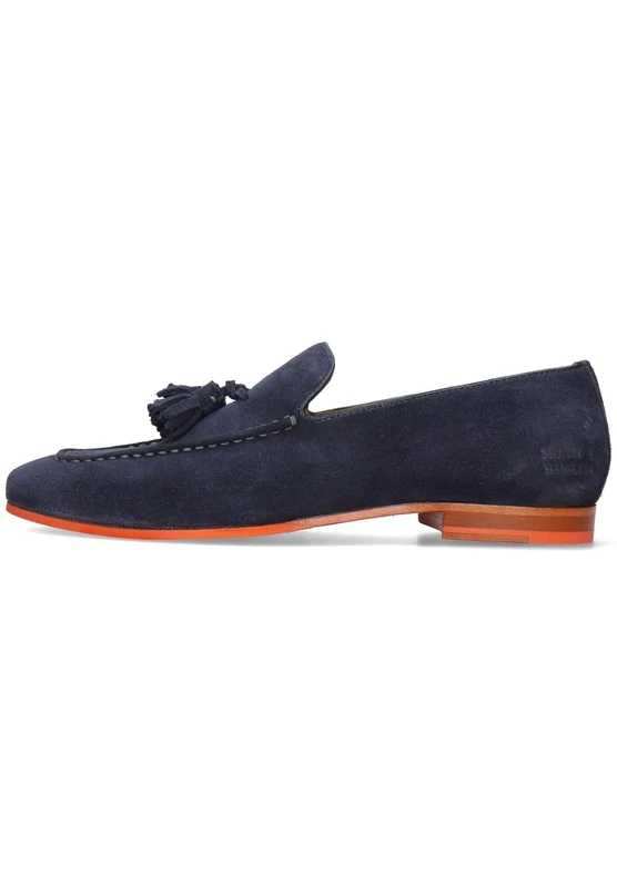 Melvin & Hamilton Men's Clive 20 Duo Grande Navy Loafer, Blue, 9 UK