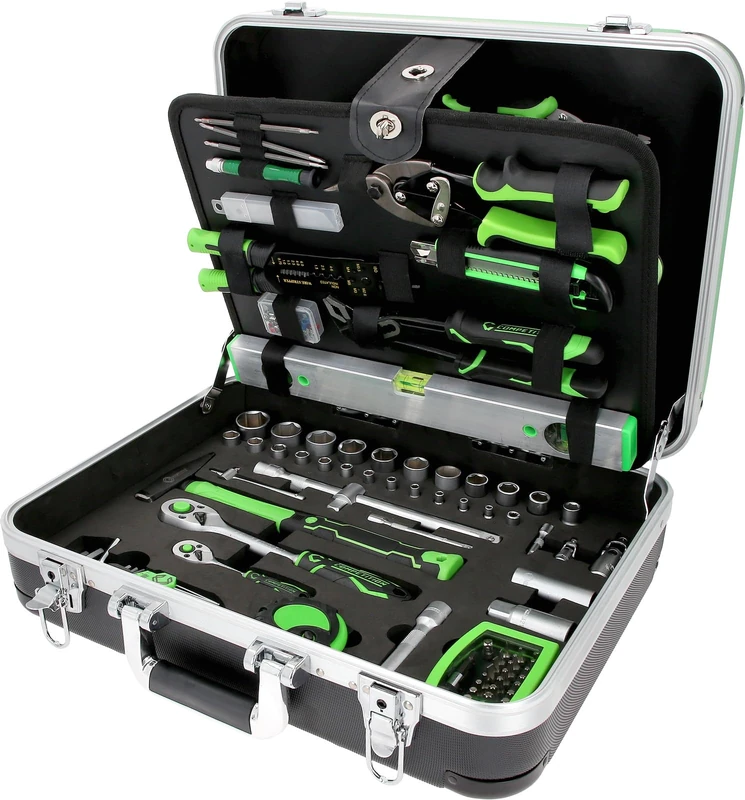 COMPETITION 512.0145 1/4 Inch + 1/2 Inch Universal Tool Set, 145 Pieces (Powered by KS Tools)