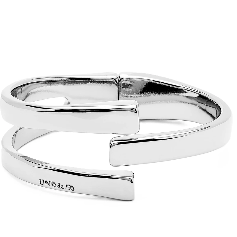 Bracelet Rigida of Alloy of Metal Plated in Silver of Sterling Min Perimeter 17,5