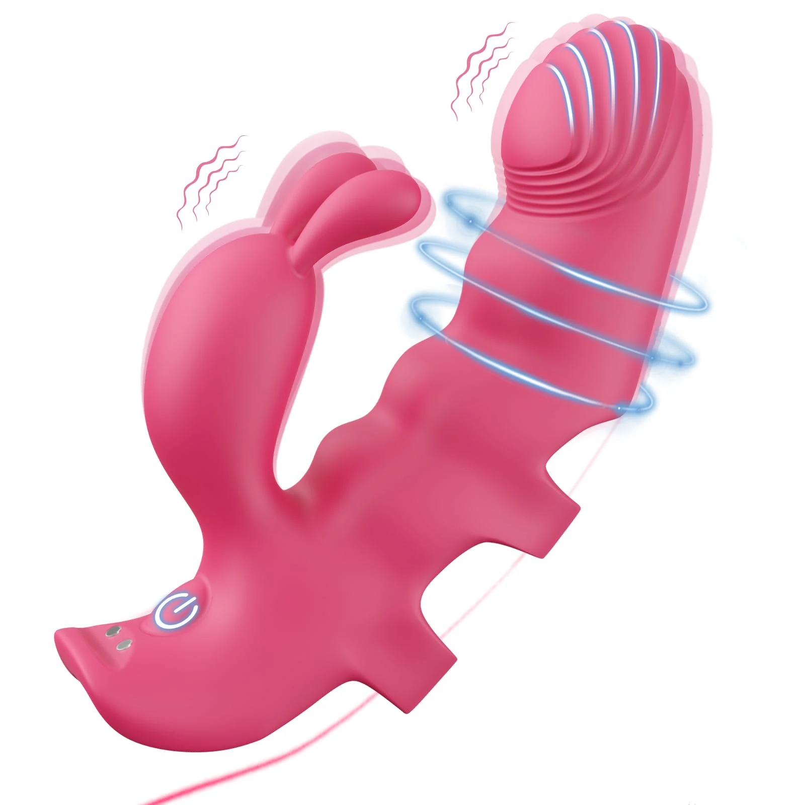 Finger Vibrator Sex Toys for Women - Mini Bullet Vibabrator Adult Toys for Couples, Powerful Wand Vibrators with 7 Modes, Pocket G Spot Vibrater for Lesbian Solo, Discreet Sexy Toys for Female