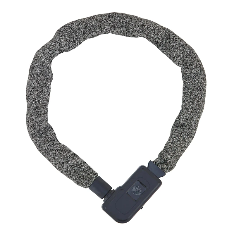 Prophete 7269 Fingerabdruck Kettenschloss Chain Lock, Gray