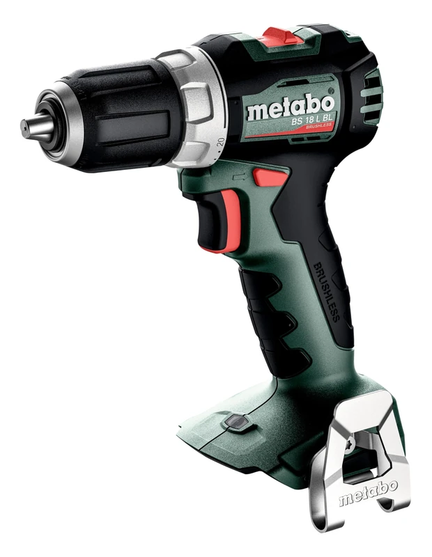 metabo Cordless Drill BS 18 L BL - 18 V, CAS, 65 Nm Torque, 40 mm Drill Diameter - Brushless, Compact and Powerful for Precise Drilling and Screwing - Includes Accessories - Without Battery and