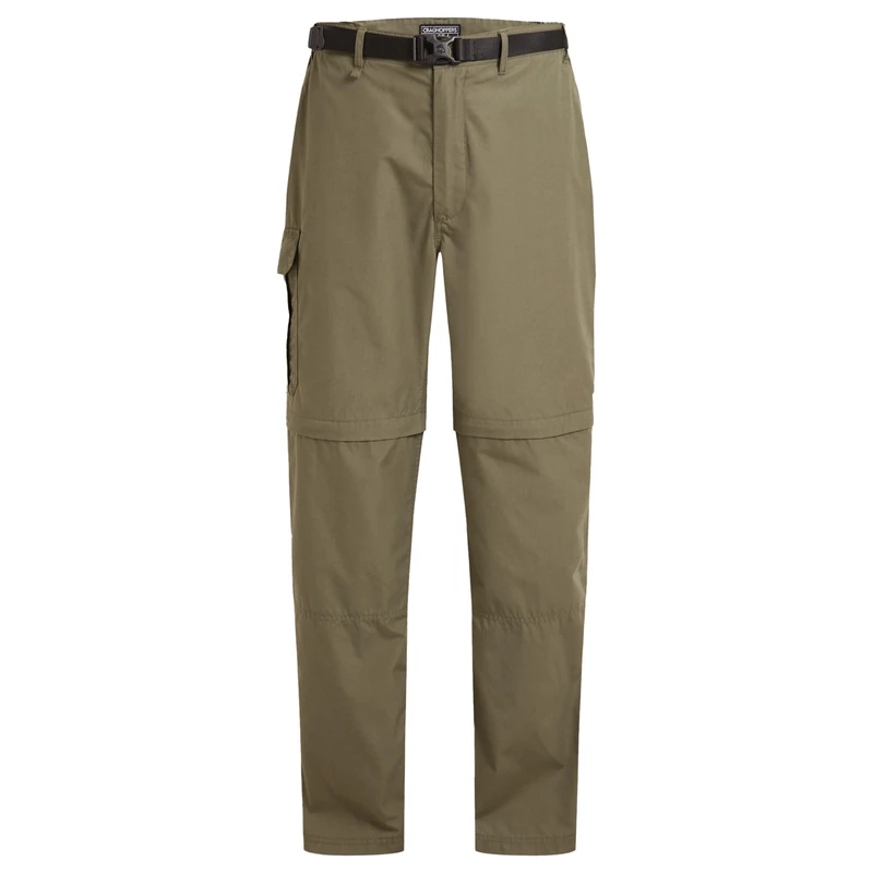 Craghoppers Men's Kiwi Convertible Walking Trousers Water Repellent Hiking Pants