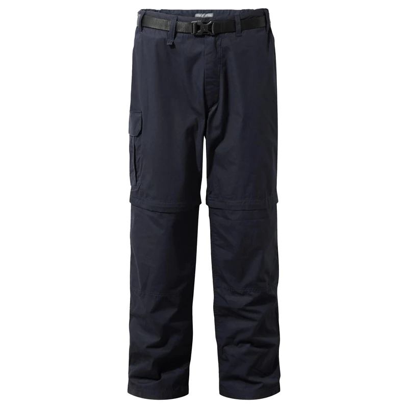 Craghoppers Men's Kiwi Convertible Walking Trousers Water Repellent Hiking Pants