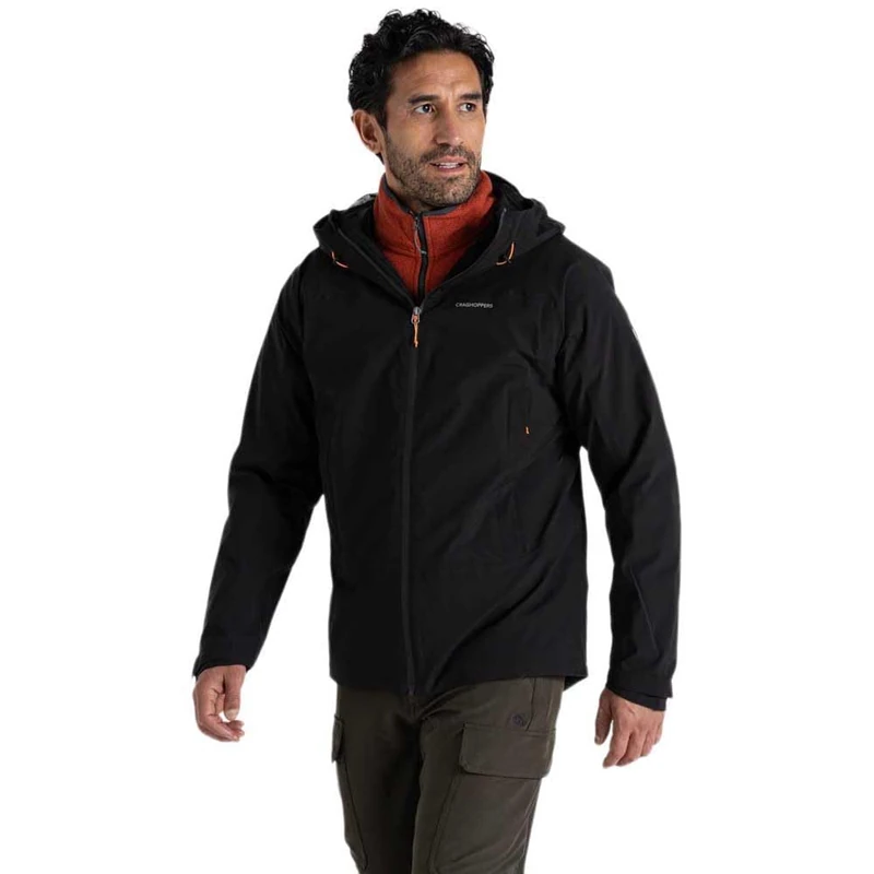 Craghoppers Mens Ponsa Waterproof Shell Jacket Breathable Hiking Walking Coat