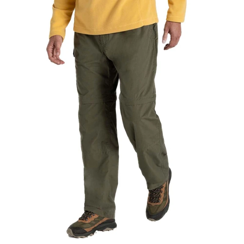 Craghoppers Men's Kiwi Convertible Walking Trousers Relaxed Fit Water Repellent