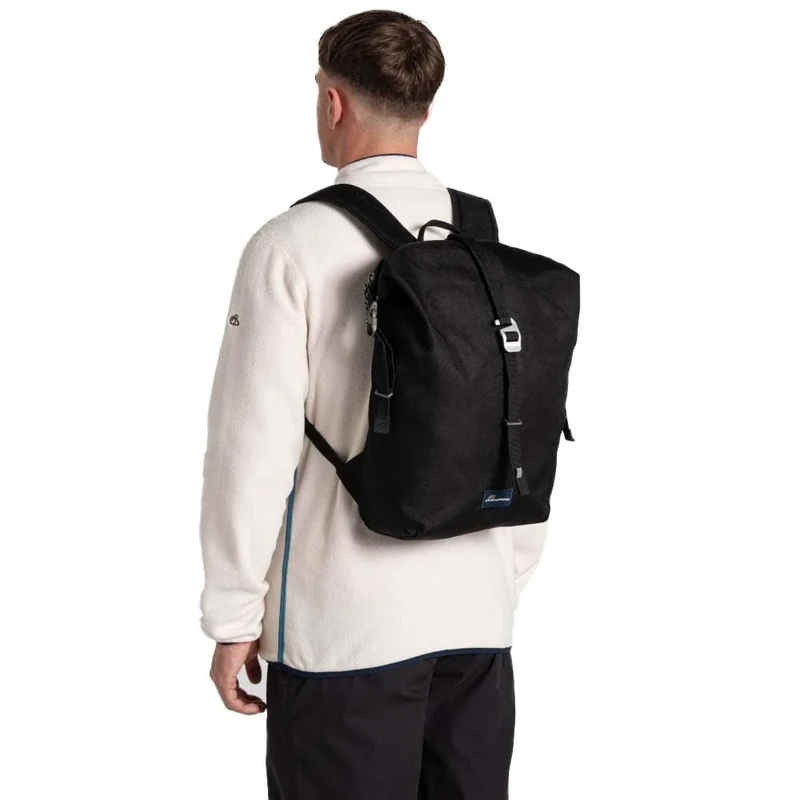 Craghoppers Mens 16L Kiwi II Classic Rolltop Backpack, Black