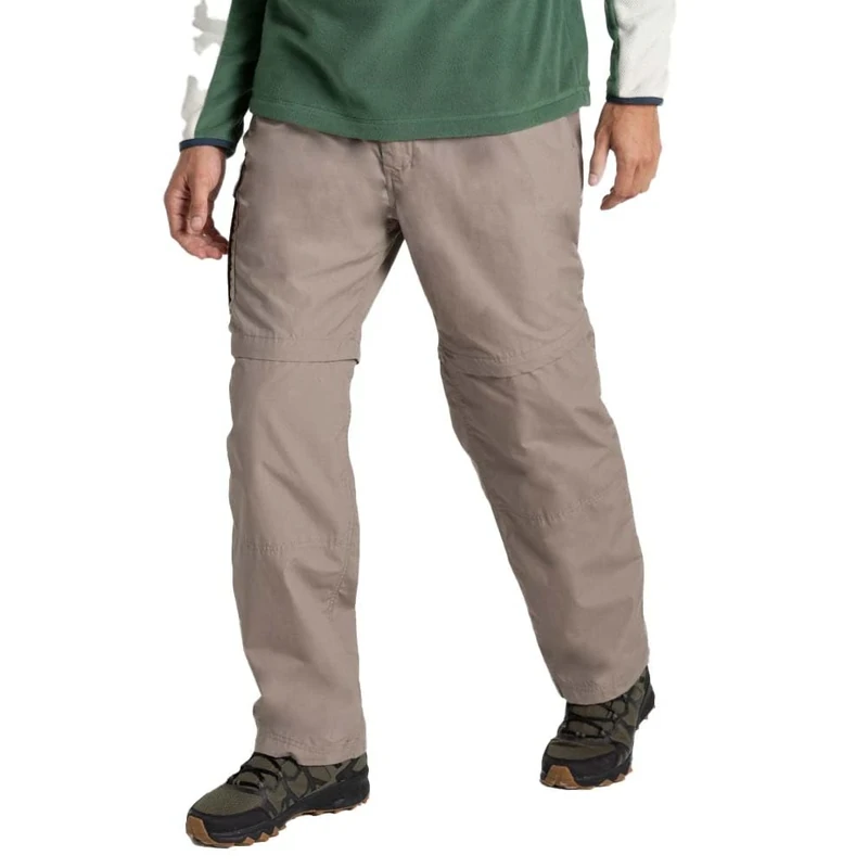 Craghoppers Men's Kiwi Convertible Walking Trousers Water Repellent Hiking Pants
