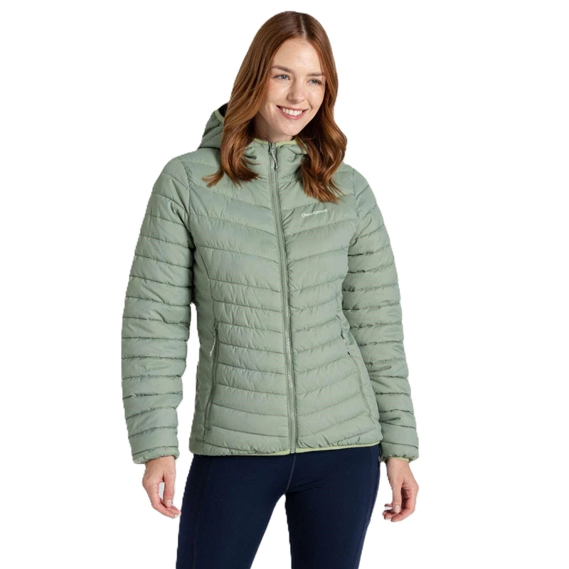 Craghoppers Womens Complite Ix Hdjkt Jacket, Deep Bud Green, 14 UK