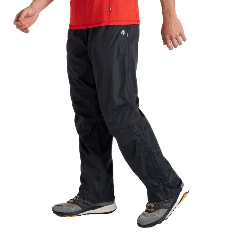 Craghoppers Mens Unisex Ascent II Waterproof Overtrousers, Black, W34 / 33L EU