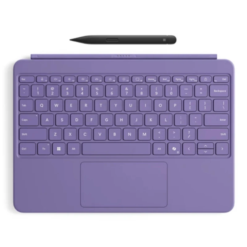 Microsoft Surface Pro 12 Inch Keyboard with Slim Pen, Compatible with Surface Pro 12 Inch, Purple