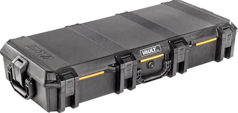 Peli Vault V700 Protective Case; Superior Protection for Valuable Equipment; Weather-Resistant & Dustproof; Internal Volume: 52 litres; Colour: Black