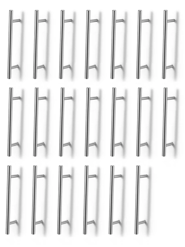 M.J COMFY-LIFE 20 Pack Cabinet Kitchen Handles, Bathroom Cabinet Handles (Silver, 160mm)
