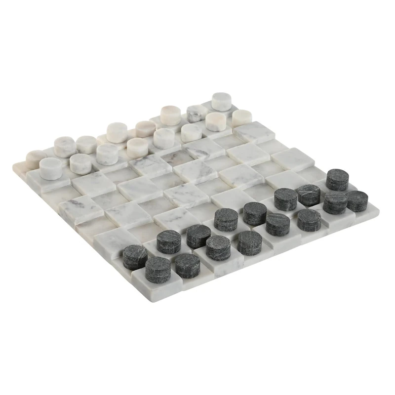 Juego foot 30 x 30 x 3 cm Dama White - Image 1