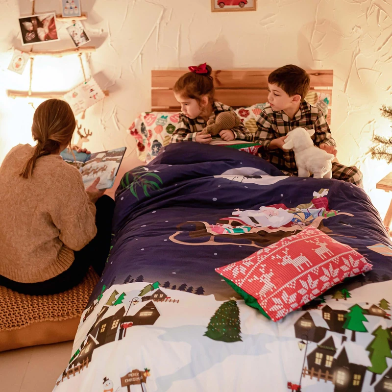 AlexandreHouse Merry Christmas Juego Nórdico 2 Pieces 155 x 220 cm (Cama 80/90) - Image 1