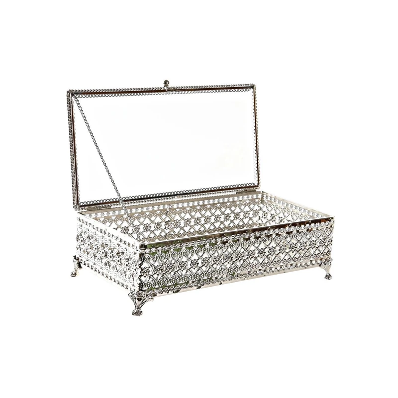 AlexandreHouse Joyero Metal Crystal 25.5 x 12.5 x 7.5 cm Plate - Image 1