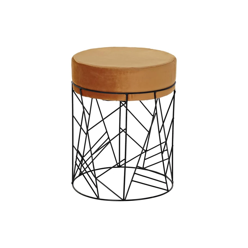 AlexandreHouse Reposapies Metal Polyester 33 x 33 x 42 cm Terracotta