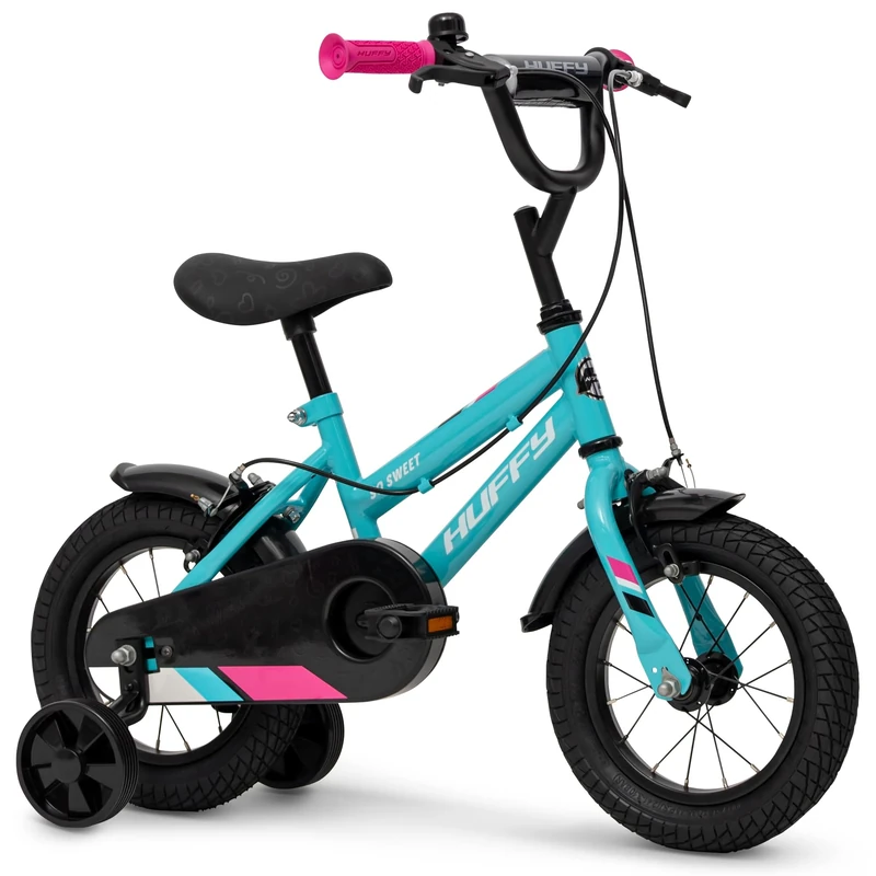 Huffy So Sweet 12" Children's Bike 12" Bike - Pool Blue 3–5 Years 98–112cm Fun Styling & Stabilisers
