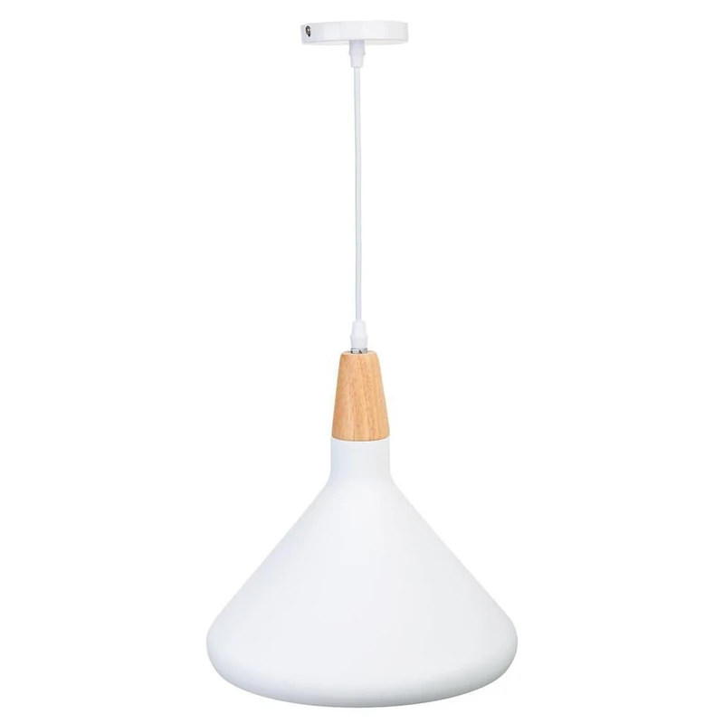 AlexandreHouse Lampara De Techo De Madera Y Metal
