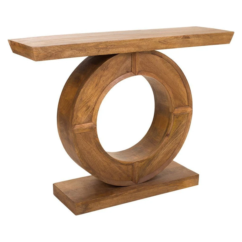 Recibidor De Madera Acabado Artesanal