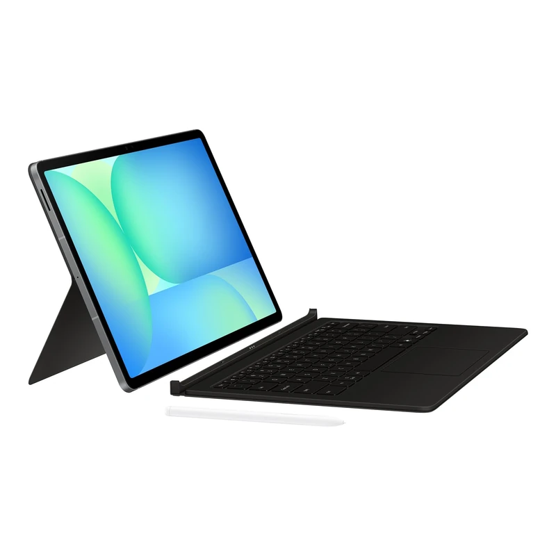 Samsung Galaxy Official AI Book Cover Keyboard with Trackpad for Galaxy Tab S10 FE+, Black