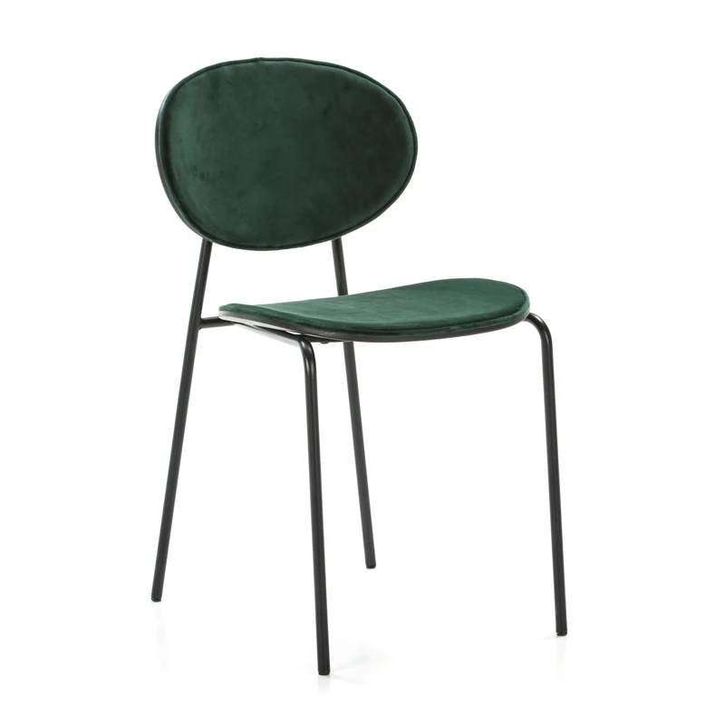 AlexandreHouse Silla 42 x 51 x 78 cm Black/ABS Black/Terrace 7033-27 Dark Green