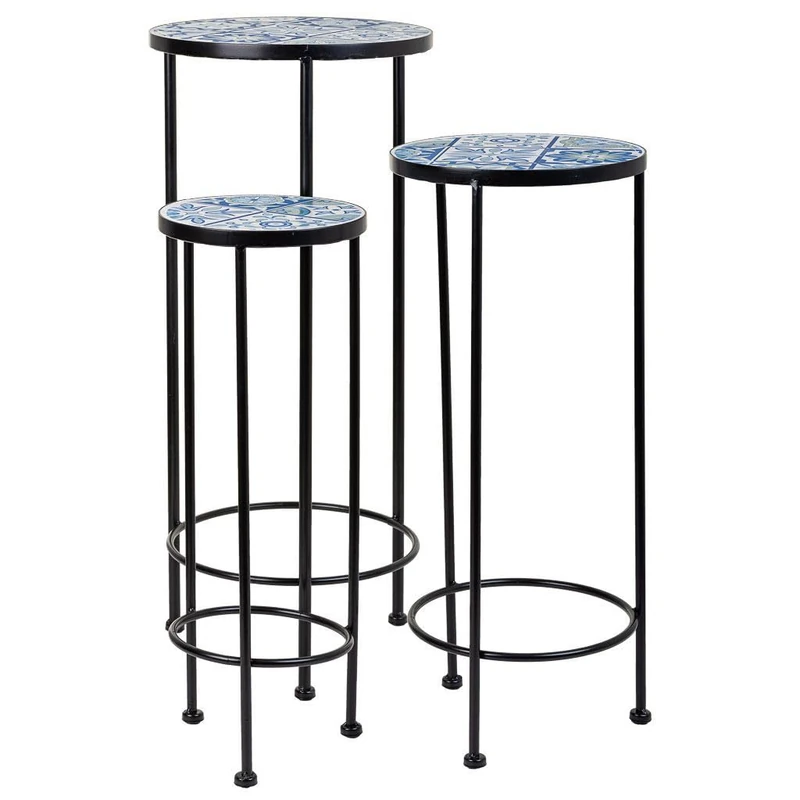 Soportes Set of 3 Mosaic Pieces Y Forja - Image 1