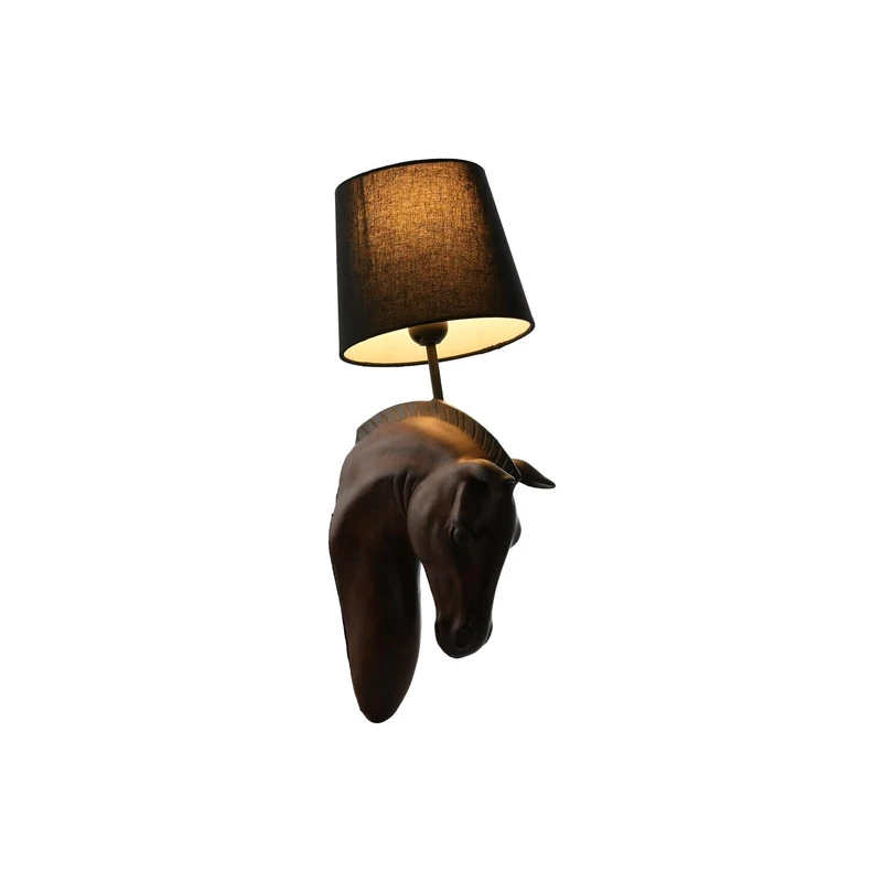 AlexandreHouse Aplique Resin LAMP 18X21.5X50.5 Caballo