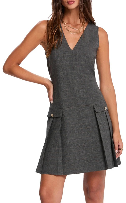 Morgan Women's 252-rimir.f Dress, Grey M, 14