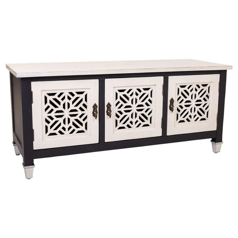 AlexandreHouse Mueble Bajo De Madera With 3 Puertas Puertas