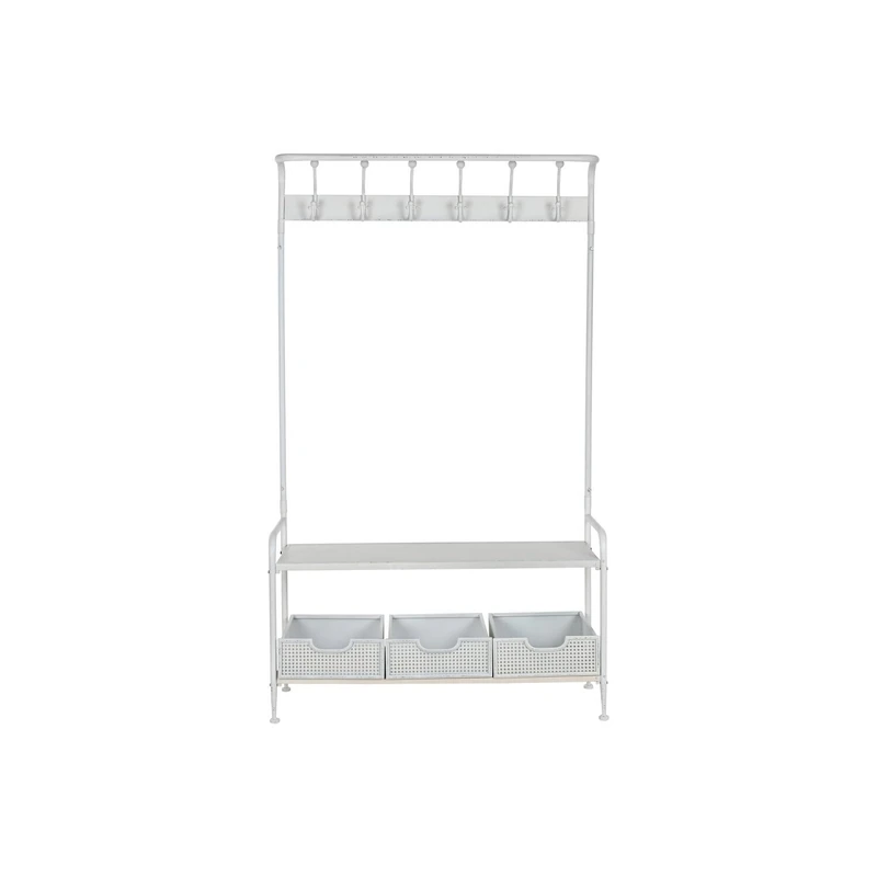 AlexandreHouse RECIBIDOR Metal 110X36X186 Blanco